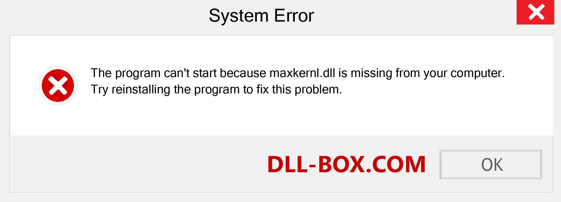  maxkernl.dll file is missing?. Download for Windows 7, 8, 10 - Fix  maxkernl dll Missing Error on Windows, photos, images